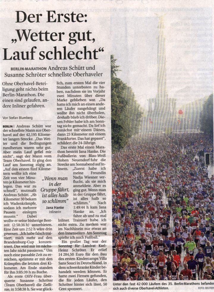 Berlin-Marathon 2008