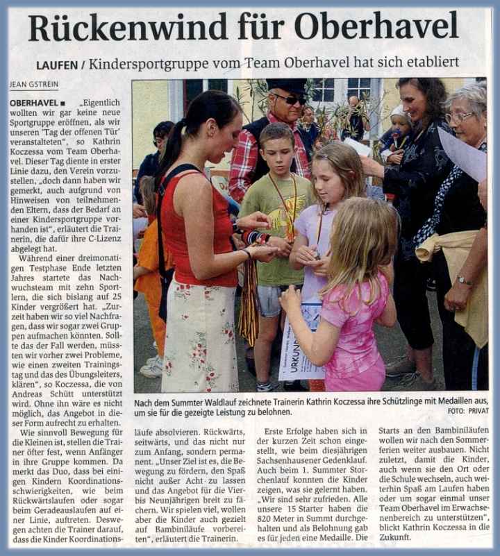 Kindersport mit Kathrin